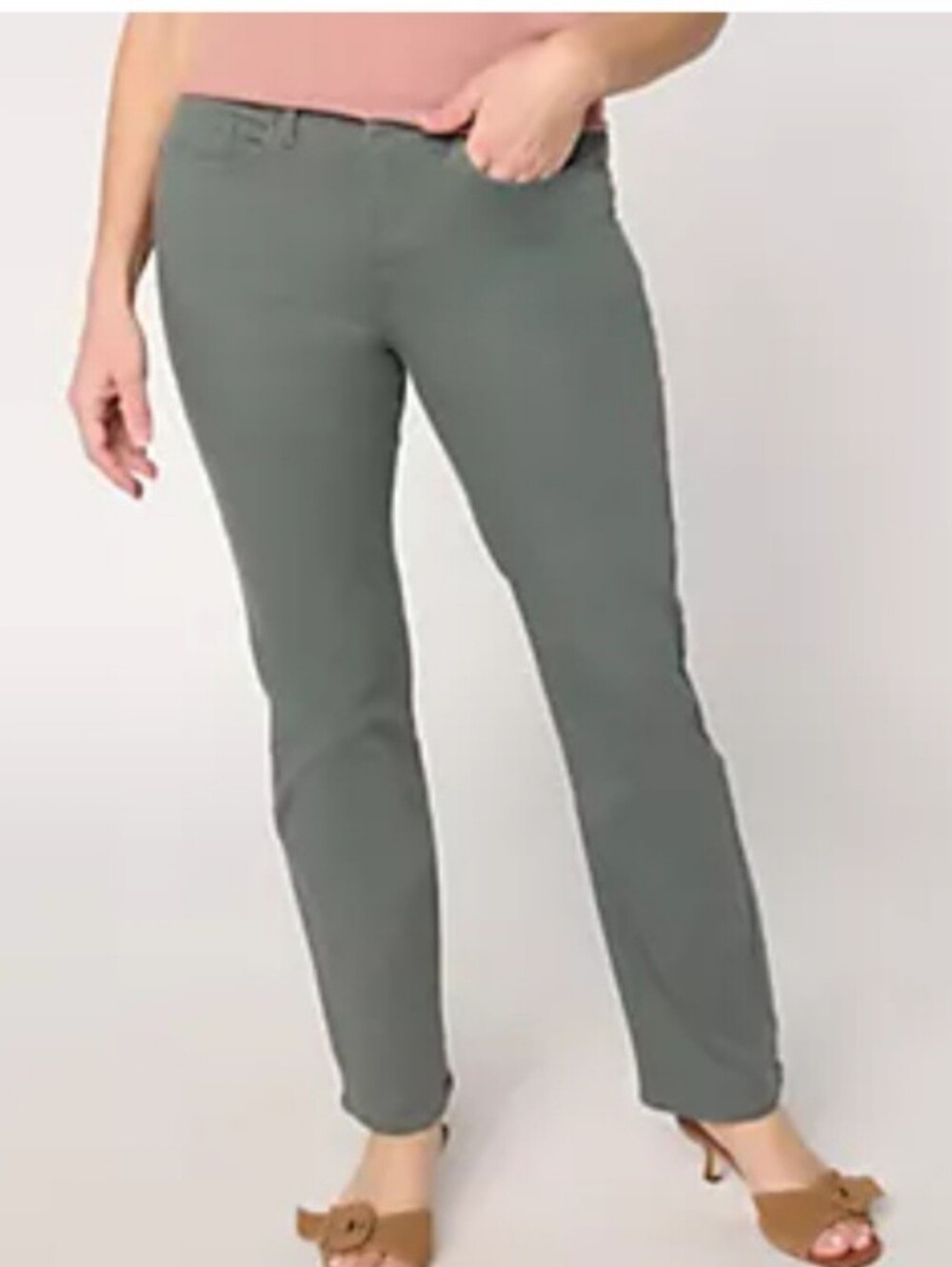 NYDJ Straight Leg Jeans Ellison Sage New 4P